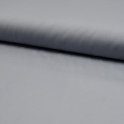 Tissu Popeline de coton unie Gris