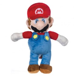 Peluche super mario : mario 18 cm - plombier - nintendo - doudou licence - SMOBY