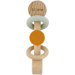Hochet en silicone et bois - Mr. Fox - TRIXIE BABY