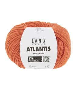 Pelote de laine vierge ATLANTIS - Lang Yarns 0059 orange