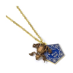 Harry Potter - Pendentif et collier plaqués or Chocogrenouille