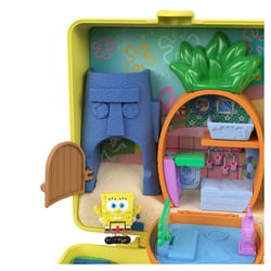 Polly Pocket – Coffret Bob l’Eponge avec poupee Patrick, 7 accessoires – Mattel