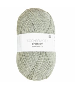 Fil à chaussette SOCKENWOLL PREMIUM 4 brins - 100gr - Rico Design 19 Gris Clair