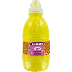 Peinture acrylique Princess Mérit - Jaune primaire - 500 ml - Cléopâtre