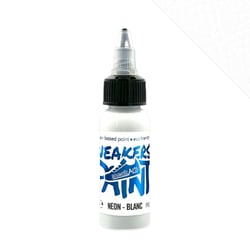 Peinture cuir et textile SneakArts - Fluorescente Neon Blanc 30mL - Chaussures, vêtements, sacs