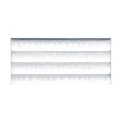 Bobine 10m sangle matelassée 35mm Blanc