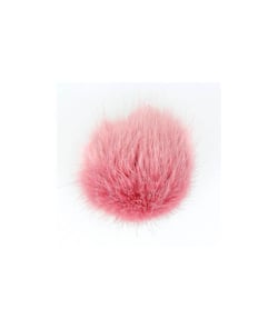 Pompons fausse fourrure - 7cm de diamètre - Unic 110 Vieux Rose