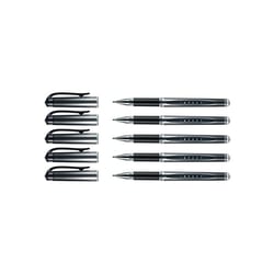 Lot de 5 stylos roller encre gel Uni-Ball Impact Broad UM-153S 1,0 mm noir