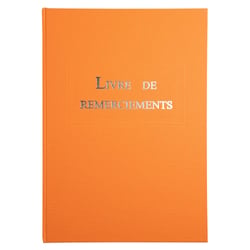 Livre de remerciement 96 pages 297x210 - Orange - Le Dauphin