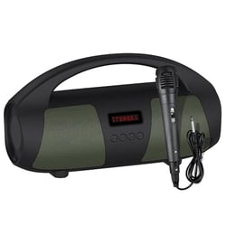 Enceinte Bluetooth Portable Sans Fil TWS Avec Microphone Vert YONIS