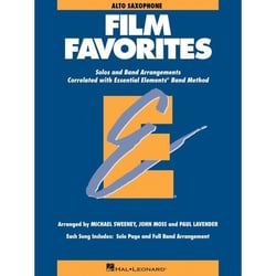 John moss : essential elements - film favorites (alto sax) - part saxophone alto