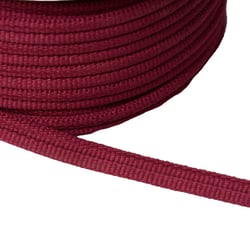Double cordon 9mm violet prune au mètre