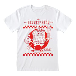 Bob l' éponge - T-Shirt Krusty Krab White - Taille S - Heroes Inc