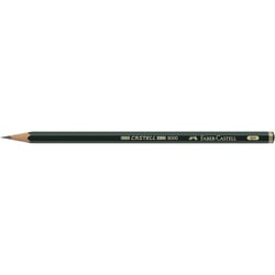 Crayon graphite - Faber-Castell - Lot de 12 crayons 9000 hexagonaux - Mine 6H