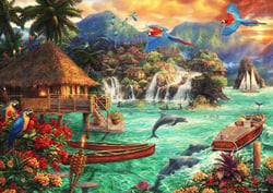 Puzzle 500 pièces - Chuck Pinson - Island Life - Grafika