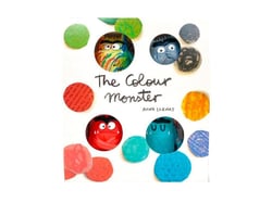 Le pack Monstre des emotions couleurs avec confusion tristesse colere et peur - Comansi - Bleu
