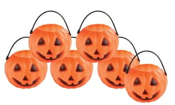 Mini pots - lot de 6 - citrouille