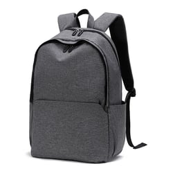 Sac À Dos Ordinateur Multifonction Imperméable Confortable Noir 31x14x46cm Gris YONIS