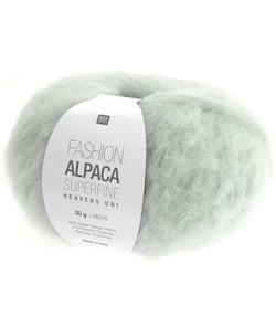 Fil de laine à tricoter Fashion Alpaca Superfine Heavens Uni - Rico Design 14 Aigue-Marine