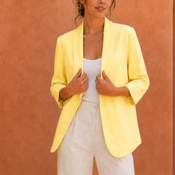 Kit Couture Craftine Blazer Lemon