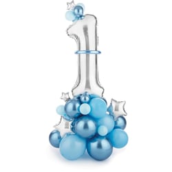 Kit Arche de Ballons 1 An - Bleu