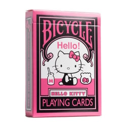 Jeu de cartes d'ambiance - Hello Kitty - Bicycle - Noir et rose