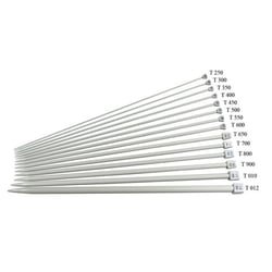 Aiguilles à tricoter en Aluminium 40 cm