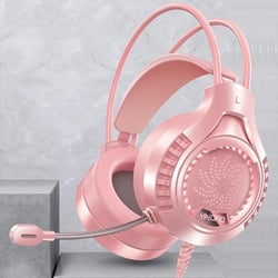 Casque Audio Gamer USB 7.1 Avec Lumières Colorées Et Microphone Durable YONIS