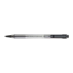 Stylo bille rétractable PILOT BPS-Matic - Noir - Pointe fine - Lot de 12