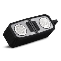 Enceinte Bluetooth 10W Portable TWS Transparente Avec Base Magnétique Subwoofer Extérieur Noir YONIS