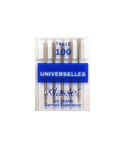 Aiguilles universelles pour machines - KLASSE taille n°100/16