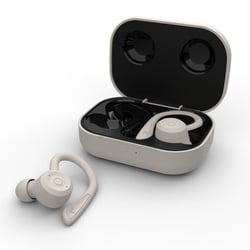 Ecouteurs Bluetooth Sport Étanches Avec Réduction De Bruit Et Basses Puissantes Gris YONIS