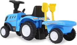 Push - Car New Holland T7 Tracteur bleu - Jamara
