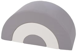 Arc-en-ciel mini - lot de 3 gros blocs blanc,gris - Velinda