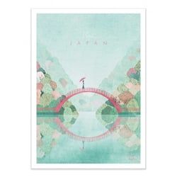 Affiche 50x70 cm - Visit Japan Version 2 - Henry Rivers