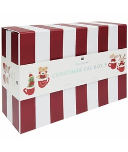 Coffret CAL de Noël 5 – Ricorumi Christmas Cup – Édition Limitée Rico Design Rouge/Blanc