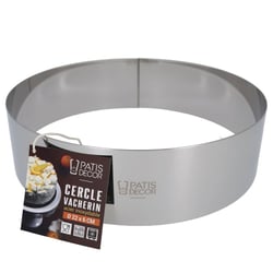 Cercle à Vacherin en inox - Hauteur 6 cm