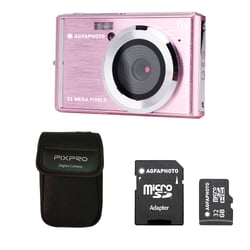 AGFA PHOTO Realishot DC5200 - Appareil Photo Numérique Compact, CMOS 21MP, Écran LCD 2,4", Zoom Digital 8x, Vidéo HD 720p, Batterie Lithium, Cartes SD, Modes Scène