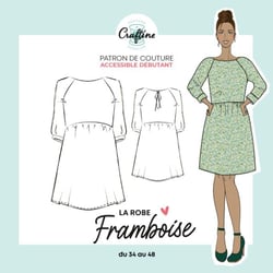 Patron Craftine Robe Framboise - Format Papier