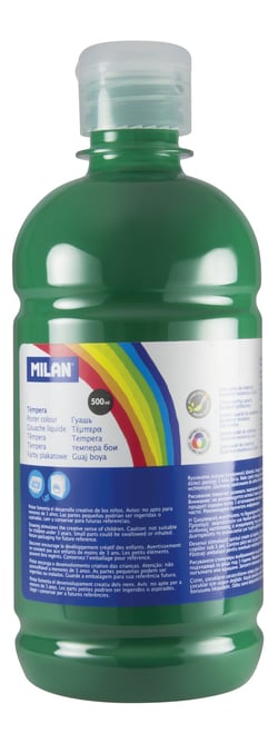 Bouteille gouache 500 ml vert foncé