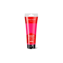 Gouache Studio - Pourpre fluo - Ultra couvrante - Mate - Tube 250 ml - Caran d'Ache