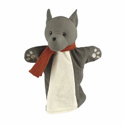 Marionnette loup en coton Egmont - Egmont Toys - Marron