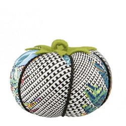 Tomate porte épingles pied de poule tropiques bleu 6cm