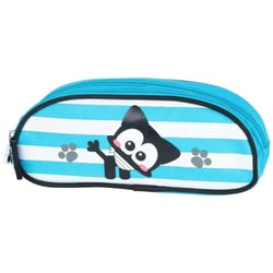 Trousse Chacha 22 CM - 2 Compartiments Bleu