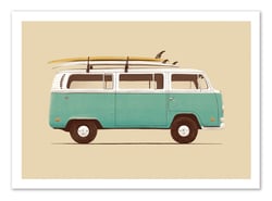 Affiche - Blue Van - Florent Bodart