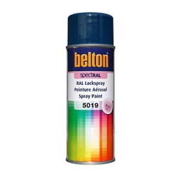 Spray de peinture Belton Spectral RAL 5019 bleu capri 400ml
