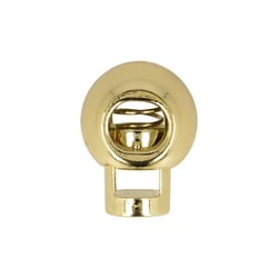 Lot de 2 serres cordons boule métal or 22mm x 16mm