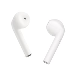 Setty Écouteurs Bluetooth Sans fil Bouton de Contrôle Autonomie 12h Blanc