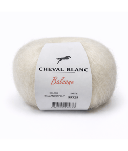 Fil vaporeux & raffiné BALZANE - Cheval Blanc 001 Blanc