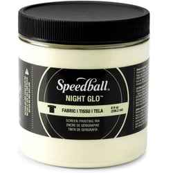 Encre blanche phosphorescente night glo pour tissu pour sérigraphie - Speedball